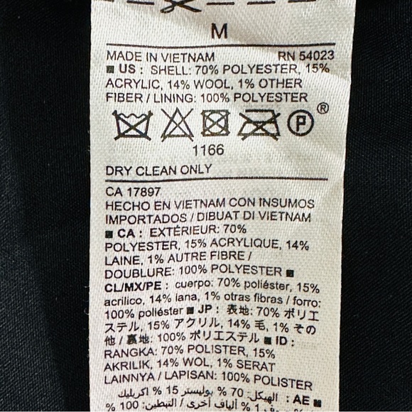 Old Navy Tweed Topcoat Overcoat - Picture 6 of 8